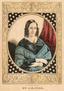 Sarah Childress Polk by Nathaniel Currier