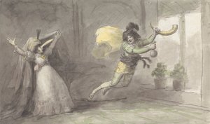Theatrical Scene by Nathaniel Dance