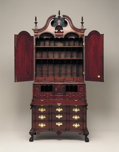 Desk and bookcase, c.1770-76 by Nathaniel Gould