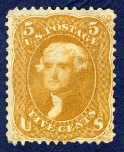 5c Jefferson single by National Bank Note Company