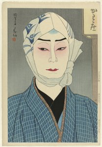 The Actor Nakamura Ganjiro II as Kamiya Jihei by Natori Shunsen