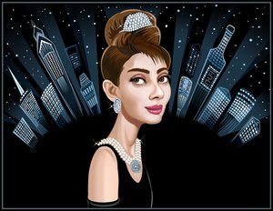 Audrey Hepburn, 2021 by Neale Osborne