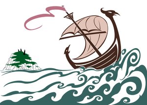 Storybook Ship, 2022 by Neale Osborne