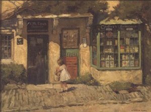 The Village Stores by Nell Tenison Cuneo
