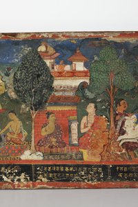 Detail (Buddhist manuscript cover) by Nepalese School