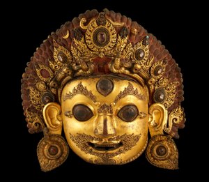 Head of Bhairava by Nepalese School