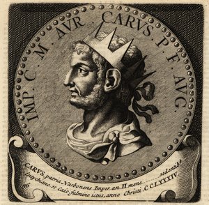 Portrait of Roman Emperor Carus