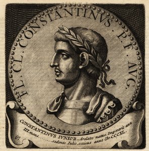 Portrait of Roman Emperor Constantine II
