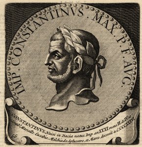 Portrait of Roman Emperor Constantine the Great by Netherlandish School