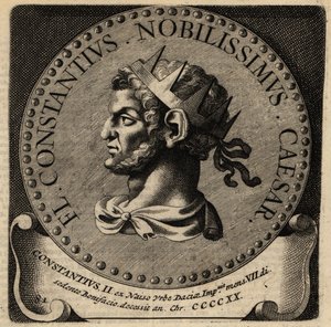 Portrait of Roman Emperor Constantius II