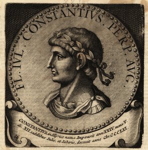 Portrait of Roman Emperor Constantius II by Netherlandish School