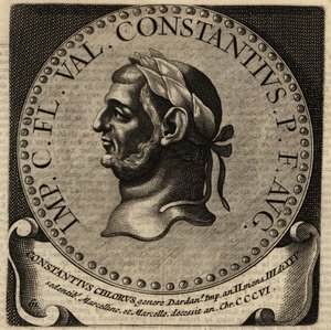 Portrait of Roman Emperor Constantius I by Netherlandish School