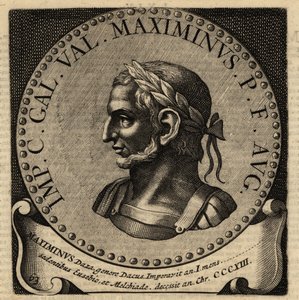Portrait of Roman Emperor Maximinus II by Netherlandish School