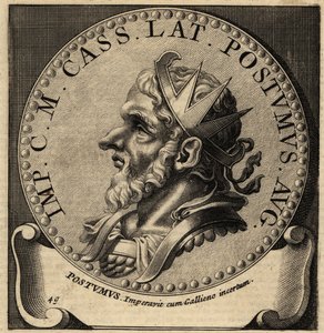 Portrait of Roman Emperor Postumus