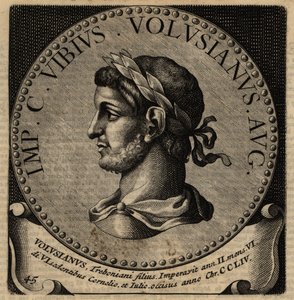Portrait of Roman Emperor Volusian by Netherlandish School