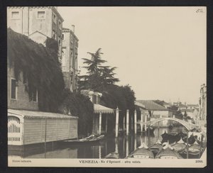 View of the Rio dei Ognissanti in Venice