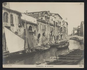 View of the Rio del Camello in Venice