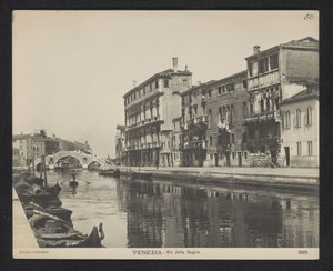 View of a Canal in Venice by Neue Photographische Gesellschaft