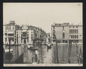 Ferries to the Chiesa di Santa Maria del Giglio in Venice by Neue Photographische Gesellschaft