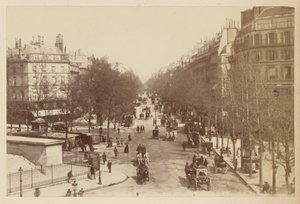 Paris, Boulevard de la Madeleine by Neurdein freres