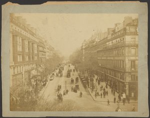 Paris, Perspective of Boulevard Montmartre