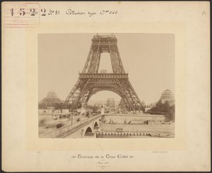 Work on the Eiffel Tower