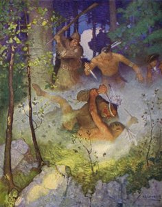 Illustration for The Last of the Mohicans