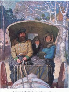 The Fraser family: He was crammed stiff and heated, into the old chaise between his parents