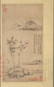 Wind among the Trees on the Riverbank by Ni Zan