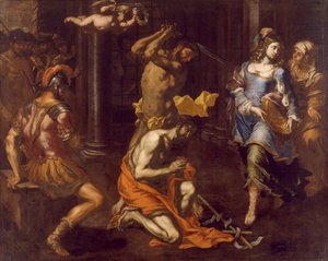 The beheading of Saint John Baptist by Niccolo de Simone by Niccolò de Simone