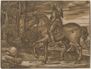 Hunter on Horseback by Niccolo Boldrini