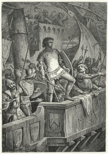 Crusaders Attacking Constantinople on the Fourth Crusade