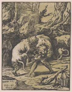 Hercules and the Nemean Lion
