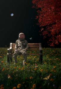Astronaut Space Garden