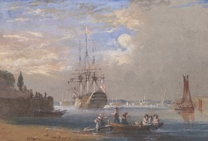 H.M.S. St. Vincent at Plymouth