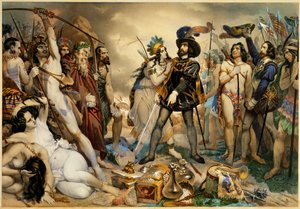 Cortez Orders His Fleet to be Destroyed by Nicholas Eustache Maurin