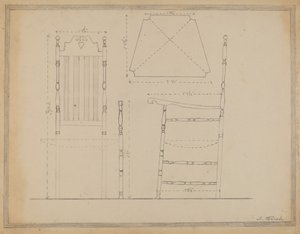 Drawing of Chair