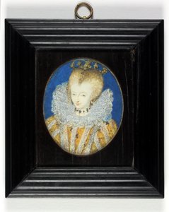 A Lady Traditionally Identified As Queen Elizabeth I When Princess by Nicholas Hilliard