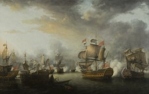 The Close of the Battle of the Saints by Nicholas Pocock