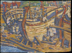Building the Ships by Nicholas Roerich