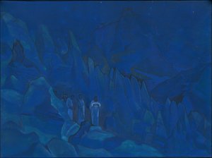 Burning of Darkness ("His Country" series) by Nicholas Roerich