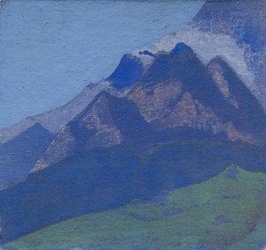 Mountain study by Nicholas Roerich