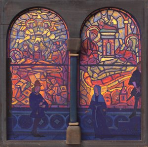 Mystery of the Rose, 1933 by Nicholas Roerich