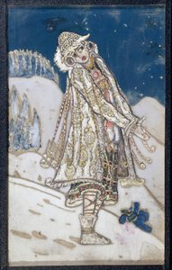 Costume Design for the Theatre Play Snow Maiden by A. Ostrovsky by Nicholas Roerich