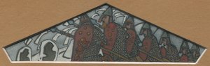 Sketch for the Rightmost Triangular Decoration of the Majolica Frieze 
