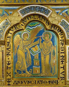 The Annunciation, from the Verdun Altar by Nicholas of Verdun