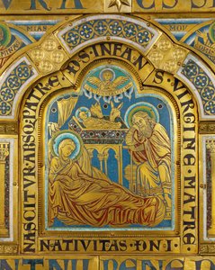 The Nativity from the Verdun Altar by Nicholas of Verdun