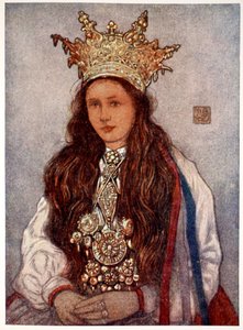 A Hardanger Bride, 1905 by Nico Jungman