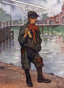 An Amsterdam Street Boy with Clappers