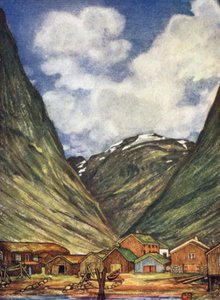 Norway: Snow-capped Mountain at Sundalsoren